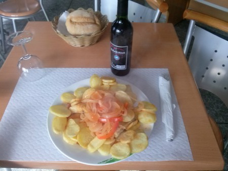 Bacalhau Frito de cebolada